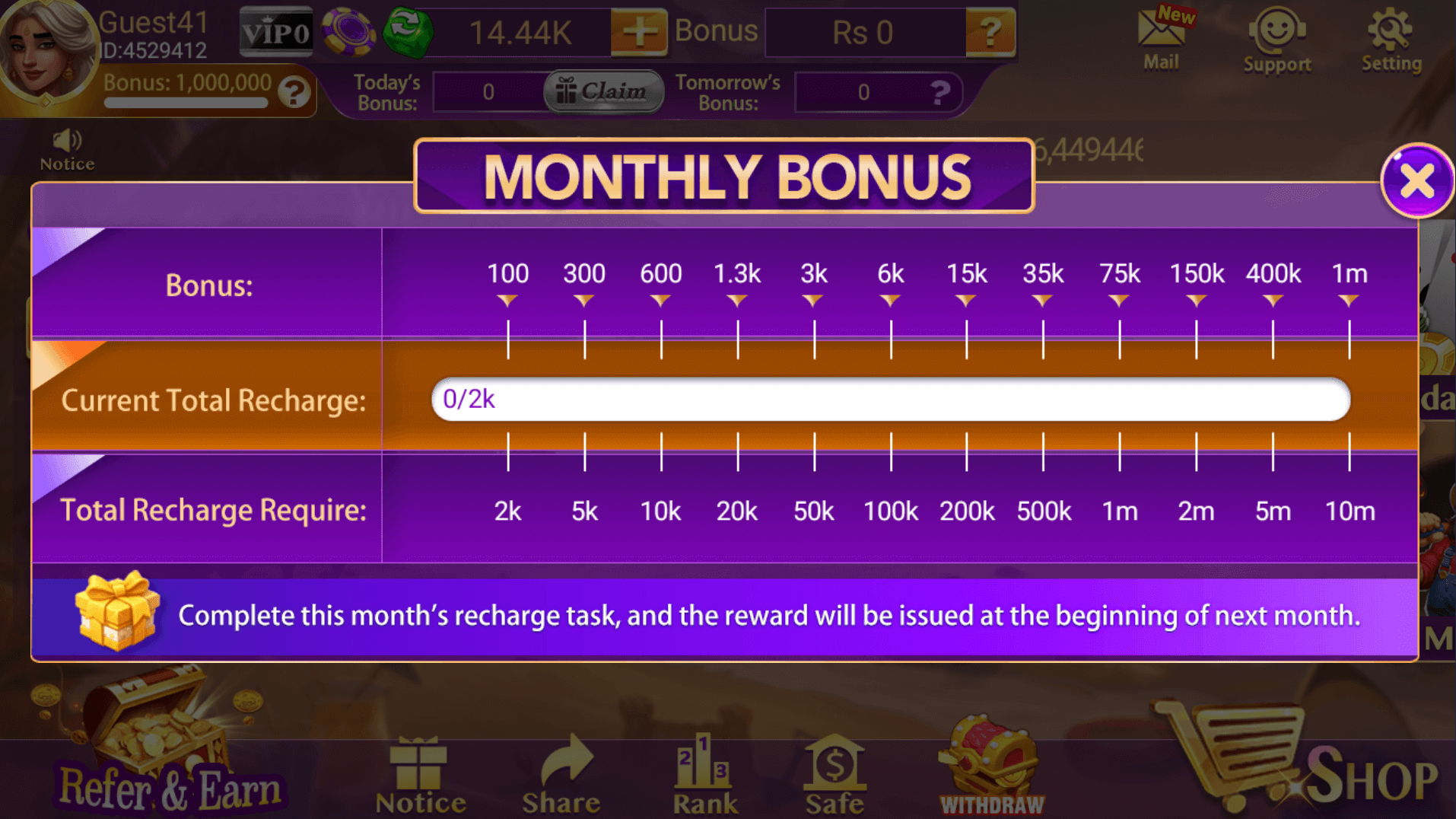 3 Patti monthly bonus Pakistan — exclusive monthly rewards for loyal 3 Patti Union players